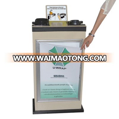 new advertising trend LED light box Wet umbrella packing machine