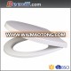 Thin design UF slow drop and quick release toilet seat cover